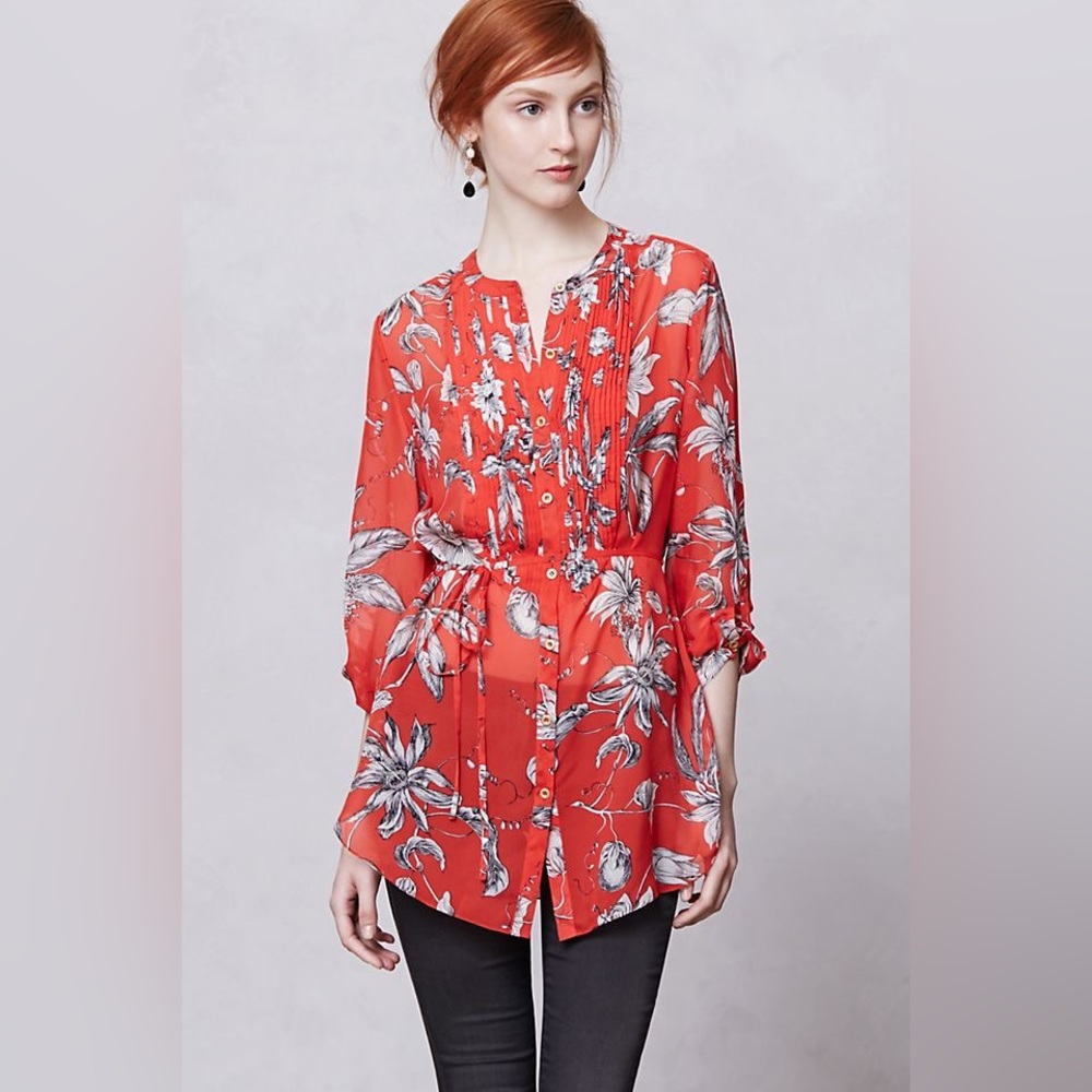 Vintage Anthro Cattleya Tunic